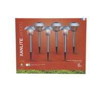 Pack De 6 Balises Solaires Rvb Et Blanc, Ip44