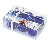Pack de 6 boules de sapin diamètre 8cm Elsa La Reine des Neiges II Disney ARDITEX WD13415 Bleu G