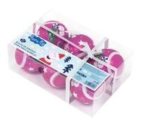 ARDITEX EONE-Peppa Pig PP14017 Lot de 6 Boules de Noël Diamètre 8 cm