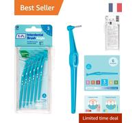 Pack de 6 Brossettes Interdentaires TePe Angle, Hygiène et Élimination de Plaque