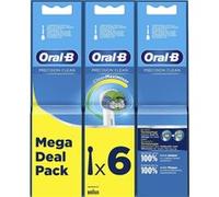 Pack de 6 brossettes Oral B Precision Clean EB20 Clean Maximiser Blanc Blanc G