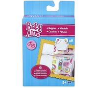 Pack de 6 couches pour Poupon - Baby Alive - HASBRO - pour fille - à partir de 18 mois