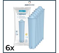 Pack de 6 filtres à eau de rechange comp. avec Jura Blue, convient pour ENA...
