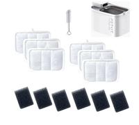 Pack de 6 filtres et 6 éponges, accessoires de remplacement pour fontaine à eau pour chat, pour distributeur d'eau automatique sans fil PETKIT EVERSWEET MAX 3L 6filters-6sponges