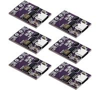 Pack de 6 modules de déclenchement de leurre de Charge Rapide PD/QC/AFC de Type C, Prise en Charge de Sortie de Tension Fixe 5 V 9 V 12 V 15 V 20 V, Module de déclenchement de Charge Rapide leurre