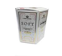 Pack De 6 Musc Parfum Al Rehab Soft 6ml 100% Huile
