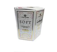 Pack De 6 Musc Parfum Al Rehab Soft 6ml 100% Huile