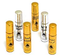 Pack de 6 parfums différents de la marque Musc d'Or - Edition de Luxe (6 x 8 ml)