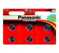 Pack de 6 piles bouton Panasonic CR2032 G