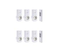 Zenitech - Pack de 6 prises télécommandées - Blanc Blanc