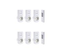 Zenitech - Pack de 6 prises télécommandées - Blanc Blanc