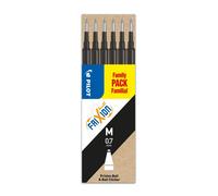 Pack de 6 recharges Pilot Frixion Pointe moyenne Noir