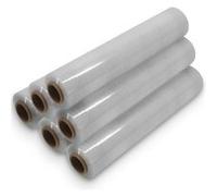 Pack de 6 Rouleaux de Film Transparent Waytex 50cm x 250m Etirable 25 microns Transparent G