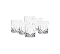 Pack de 6 Verres à Whisky 350 ml Finition Effet Cristal Transparent