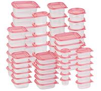 Pack de 60 boîtes de conservation en plastique - 10 formats [Rosenstein & Söhne]