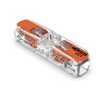 Pack de 60 Bornes à levier WAGO 221-2411 - 2 x 4 mm²