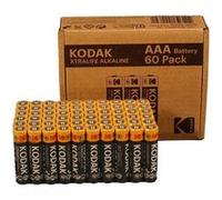 Kodak Piles AAA Xtralife - Alcalines LR03 1,5V - Pack de 60 Jaune