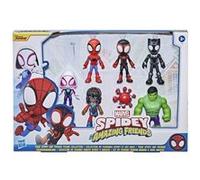 Spidey coffret 7 figurines de collection, Marvel Spidey and His Amazing Friends, dès 3 ans