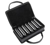 Pack de 7 Harmonicas Diatonique Blues en Do Re Mi Fa Sol La Si Majeur Folk Set
