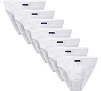 pack de 7 slips hommes BRUBAKER 100% coton blanc taille XL