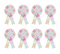 Pack De 8 Badges Colorés, Badges Gagnants, Badges De Mariage, Badges De Remise De Diplôme, Badges Multifonctionnels, Fournitures De Fête
