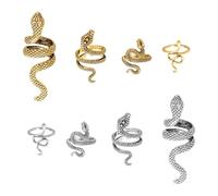 Pack De 8 Bagues en Forme De Serpent, Bagues Personnalisées Mode, Bagues Rétro, Bagues Créatives