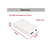 Pack de 8 Batteries USB Portables pour Lumières LED 5 V - Convertisseur D'Alimentation à Piles, Idéal pour une Utilisation en Intérieur et en