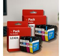 Pack de 8 Cartouches Compatibles Brother LC424 pour Imprimantes DCP J1200W