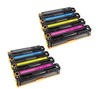 Pack de 8 Cartouches de Toners Compatibles HP 212X, W2120X, W2121X, W2122X, W2123X pour Imprimantes Color Laserjet Entreprise M554dn, M555dn, M555x, M578dn, M578f, MFP