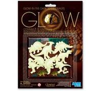 4M Stickers muraux/plafond Dinosaures phosphorescents 3D – Décoration lumineuse