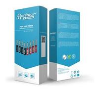 Pack de 8 fiches banane Real Cable Noir et Rouge pour une connexion audio E