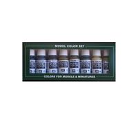 Pack De 8 Peintures Acryliques Pack Panzer Colours Paint Set |vallejo|70108| Maq