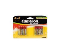 Pack de 8 Pile Alcaline LR03 Micro AAA Camelion