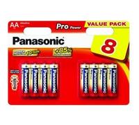 Pack de 8 piles alcalines LR06 AA Panasonic Pro Power G