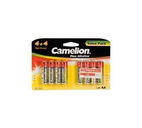 Pack de 8 piles Plus Alcaline LR6 Mignon AA Camelion