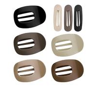 Pack De 8 Pinces À Cheveux En Plastique, Pinces À Cheveux Pour Femme, Pinces À Cheveux Simples Et Élées, Pinces À Cheveux De Fixation De Cheveux, Accessoires De Coiffure