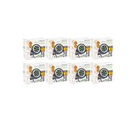Pack de 8 Projecteurs Par THINPAR-LED-RING Télécommande- 7x6W RGBW 4-en-1 48 LED SMD Soirée Dj Club Fête Bar DMX