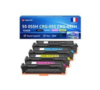 Pack de 8 Toners compatible pour Canon 055H 3013C002 3014C002 3015C002 3016C002 Noir et Couleurs