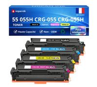 Pack de 8 Toners compatible pour Canon 055H 3013C002 3014C002 3015C002 3016C002 Noir et Couleurs Nopan-ink