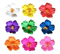 Pack De 9 Pinces À Cheveux Plumeria, Pinces À Cheveux À Fleurs, Pinces À Cheveux Hibiscus, Pinces À Cheveux Hawaïennes Pour Femmes