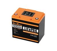 Pack de batterie de secours Cloudenergy 12V 100Ah LiFePO4 1280Wh d'énergie 6000+ cycles BMS 100A intégré écran LCD