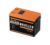 Pack de batterie de secours Cloudenergy 24V 100Ah LiFePO4 2560Wh d'énergie 6000+ cycles BMS 100A intégré écran LCD