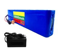 Pack de batteries au lithium 60 V pour Ebike, 18 Ah, 16S2P Li-Ion avec chargeur et BMS, compatible kit moteur 1500 W, prise XT60