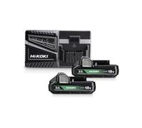 Kit 2 batteries 18V 2Ah BSL 1820M + chargeur 14,4V-18V HIKOKI UC18YFSLWFZ