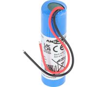 Pack de batteries Li-ion 3,7V 2600mAh 1S1P avec câble de 10cm, 1INR19 / 66-1, 2347-3008-06