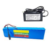 Pack de batteries pour vélo électrique lithium-ion 24 V avec chargeur, configuration 30 Ah, 7s4p, compatible et cyclomoteur