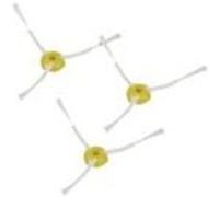 Pack de brosses latérales pour aspirateur roomba