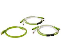 OYAIDE Set de câbles DJ Neo – 2x RCA–RCA 1 m, USB 1 m, housse