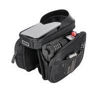 Pack de cadre de cyclisme - Support de téléphone en nylon imperméable, poche de rangement accessible à l'écran tactile, accessoire d'équitation compact | Urban Trail Road Bike Scooter Hommes Femmes Éq