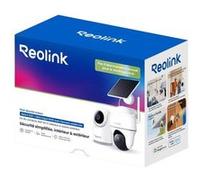 Reolink Pack connectée E Series E321 intérieure Blanc + B420 extérieure Blanc avec Panneau solaire Lite